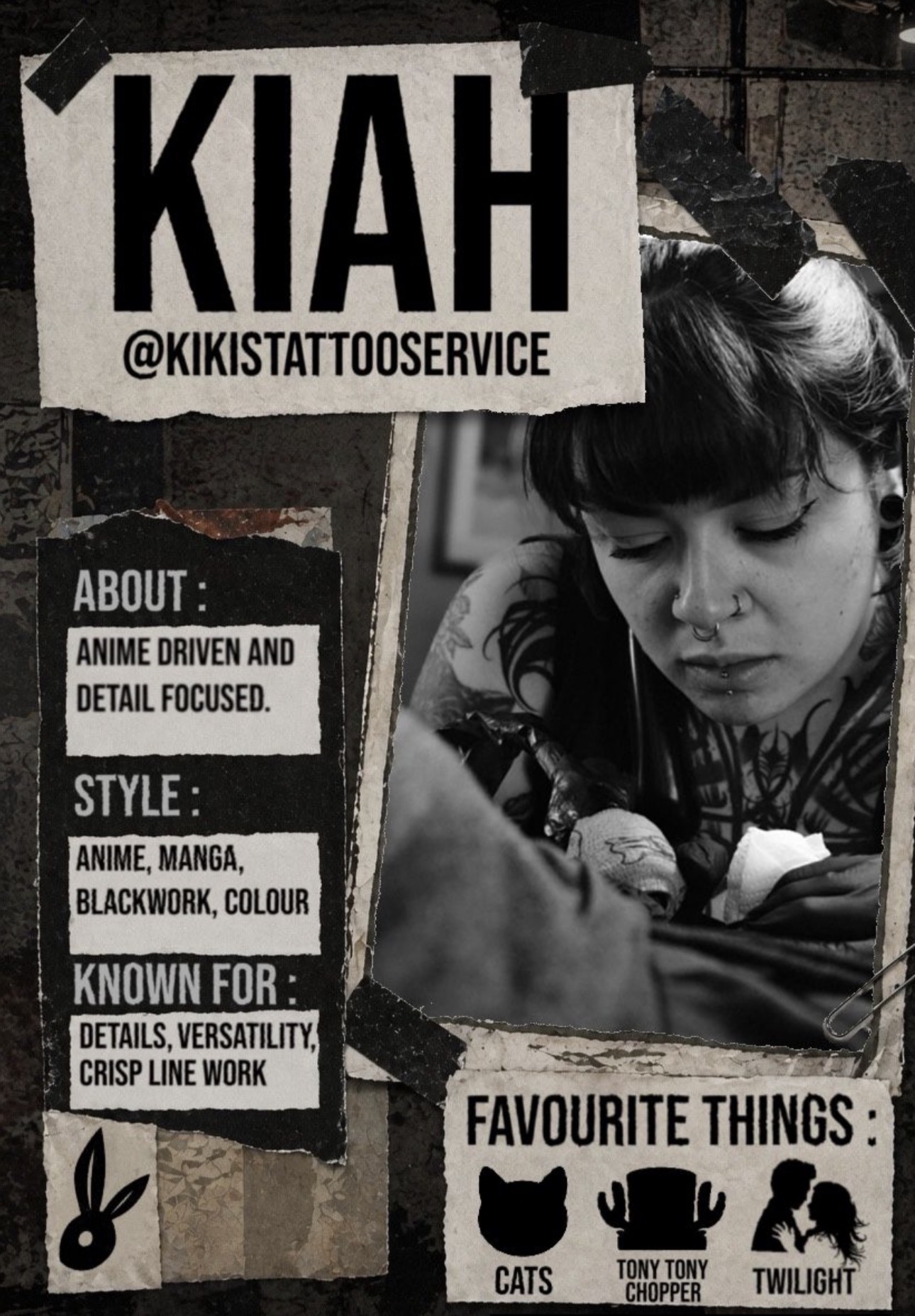Kiah profile card