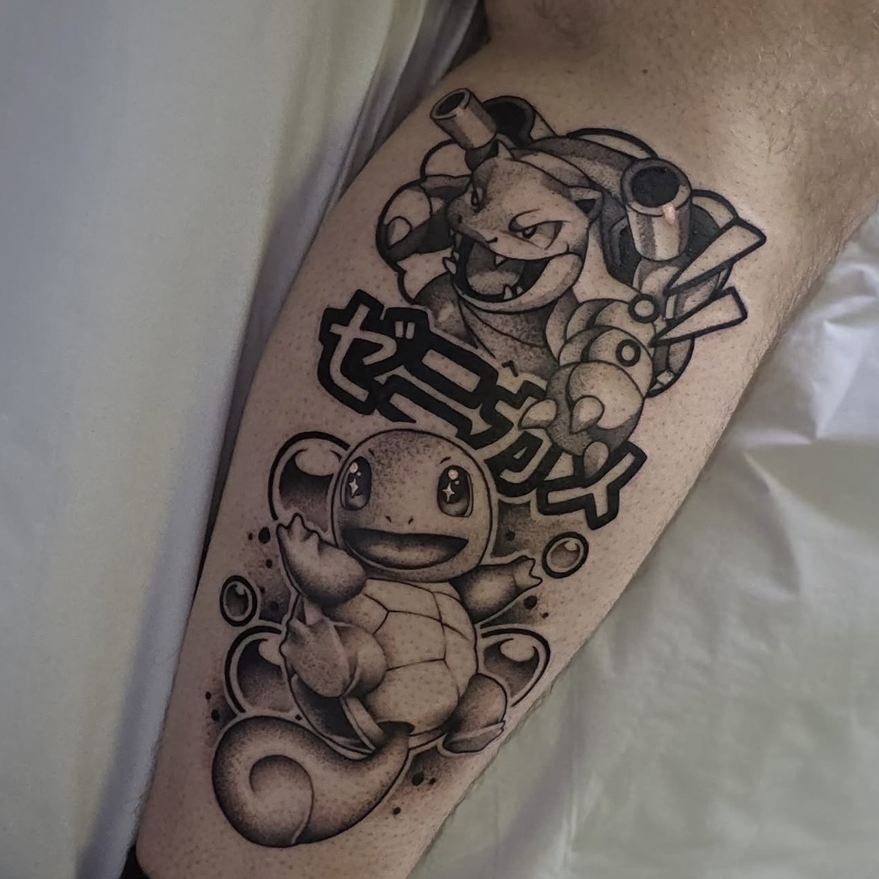 Blackwork ornamental tattoo by Elliot