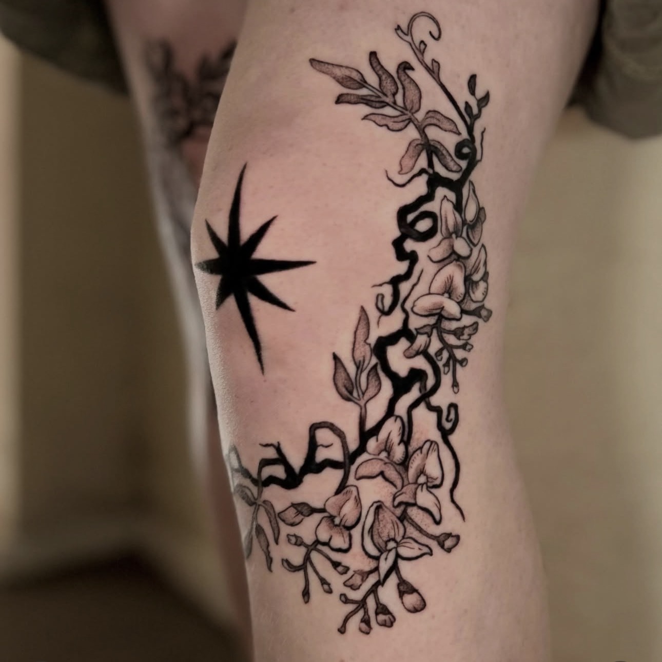 Folk illustration tattoo by Imogen