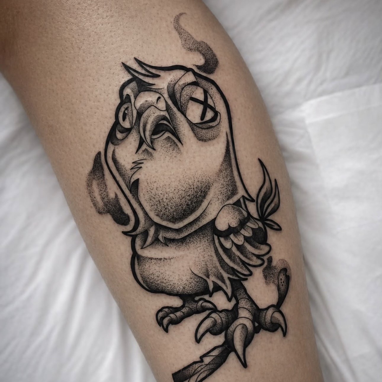 Fine line script tattoo by Elliot